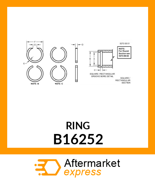 SNAP RING B16252