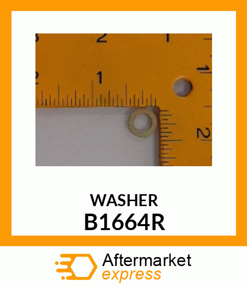 WASHER,PLATED B1664R
