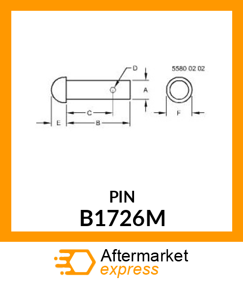 RIVET DRILLED B1726M