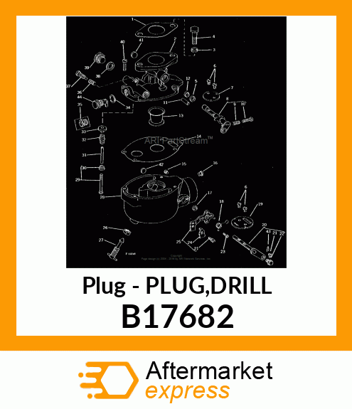 Plug - PLUG,DRILL B17682