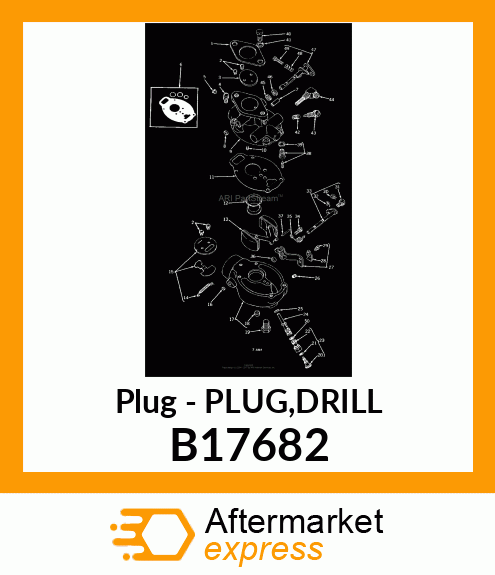 Plug - PLUG,DRILL B17682