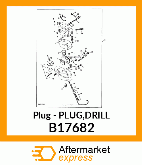 Plug - PLUG,DRILL B17682