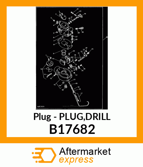 Plug - PLUG,DRILL B17682