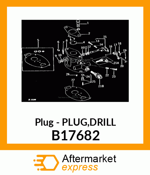 Plug - PLUG,DRILL B17682