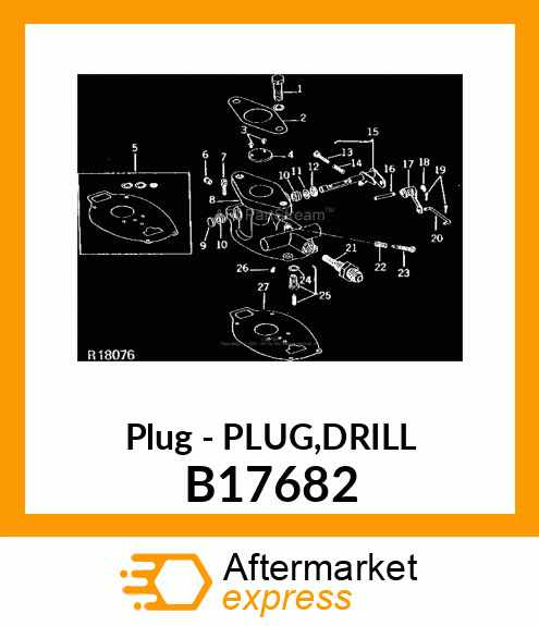 Plug - PLUG,DRILL B17682