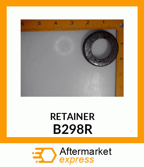 ROUND RETAINER, FAN BEARING PACKING B298R