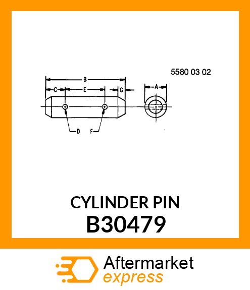 CYLINDER PIN B30479