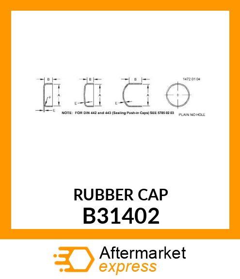 RUBBER CAP B31402