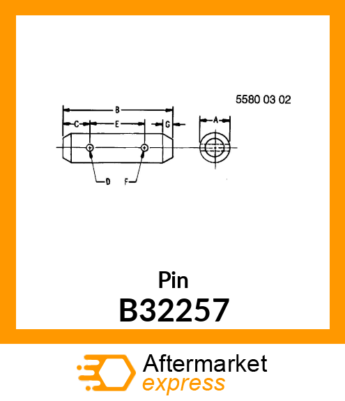 Pin B32257