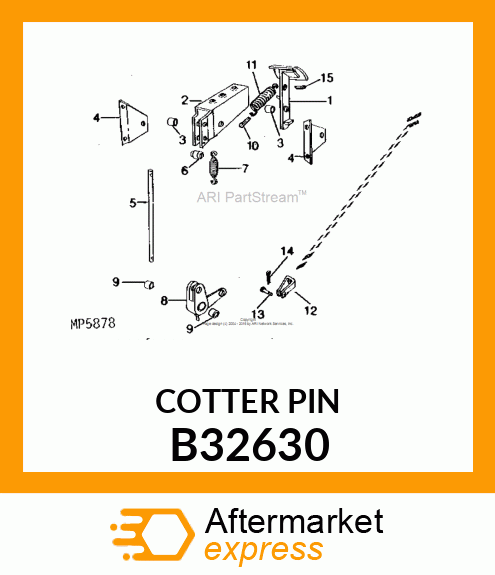 Spring Locking Pin B32630