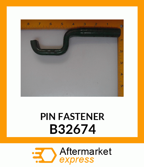 Spare part B32674 + Pin Fastener