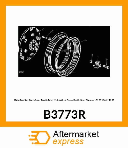 Rim - B3773R