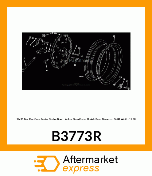 Rim - B3773R