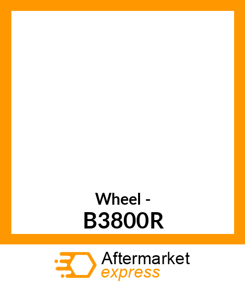 Wheel - B3800R