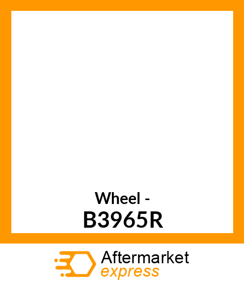 Wheel - B3965R