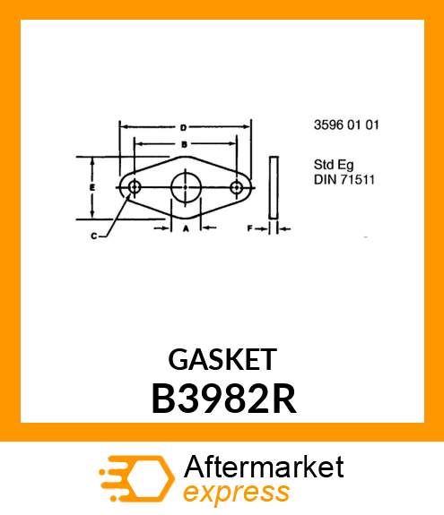 GASKET, SHIM,.005 OR .006 PAPER B3982R