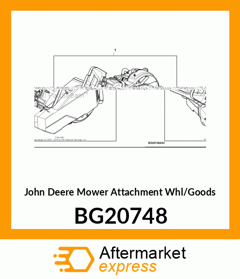 MOWER ATTACHMENT WHL/GOODS, POWERFL BG20748