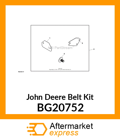 KIT, 60HC POWERFLOW BELT CONTACT BG20752