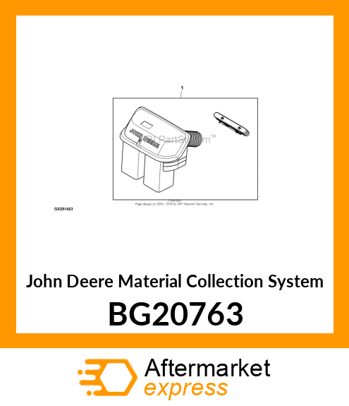 MATERIAL COLLECTION SYSTEM, HOPPER, BG20763