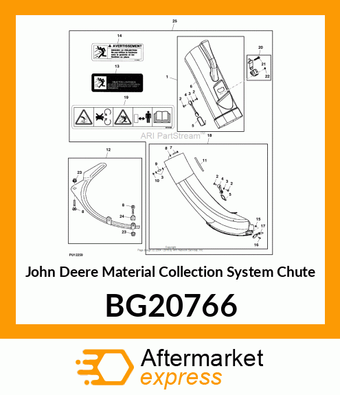 MATERIAL COLLECTION SYSTEM, CHUTE B BG20766