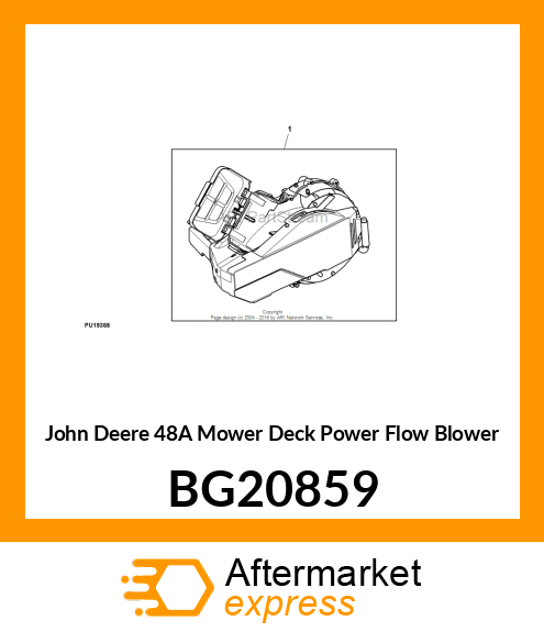 MOWER ATTACHMENT WHL/GOODS, POWERFL BG20859