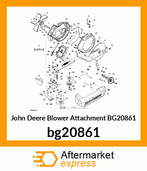 BLOWER ATTACHMENT, POWERFLOW, SSamp;X7 bg20861