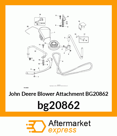 BLOWER ATTACHMENT, POWERFLOW, SSamp;X7 bg20862