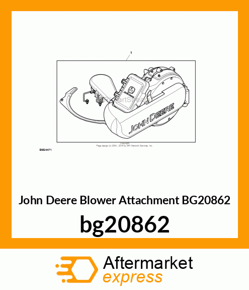 BLOWER ATTACHMENT, POWERFLOW, SSamp;X7 bg20862