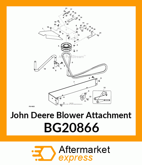 BLOWER ATTACHMENT, POWERFLOW, X700 BG20866