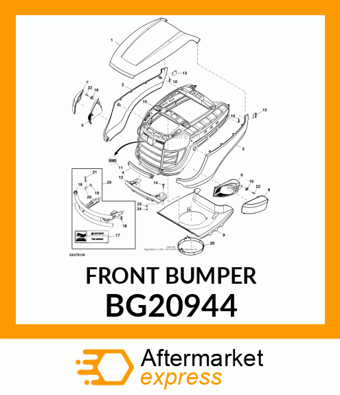 BUMPER, FRONT BG20944