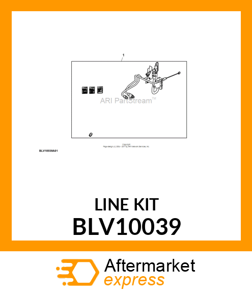 OIL LINE, 4M/4R POWER BEYOND OS amp; BLV10039