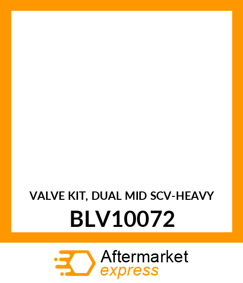 VALVE KIT, DUAL MID SCV BLV10072