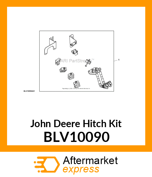 HITCH KIT, HYDRAULIC COUPLER KIT 2 BLV10090