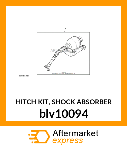 HITCH KIT, SHOCK ABSORBER blv10094