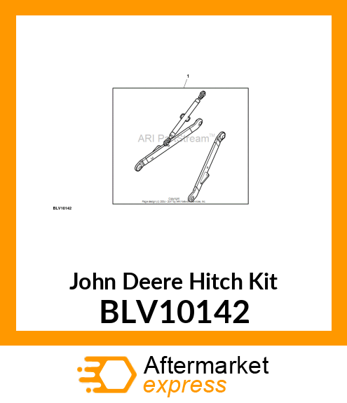 HITCH KIT, KIT, 4M/4R STANDARD DRAF BLV10142