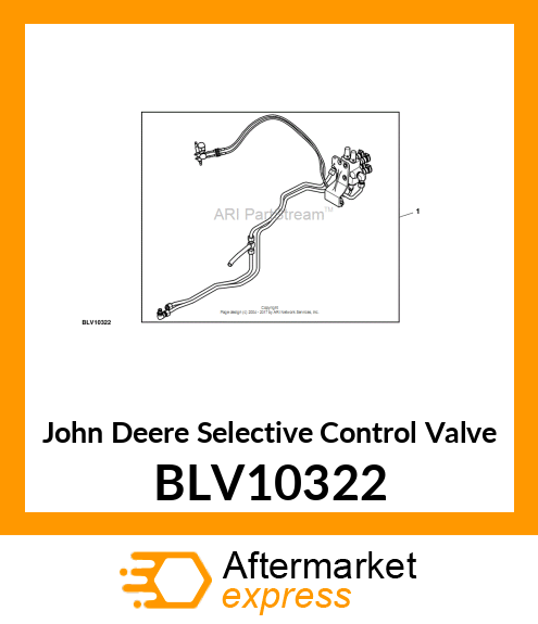 SELECTIVE CONTROL VALVE, DUAL REAR BLV10322