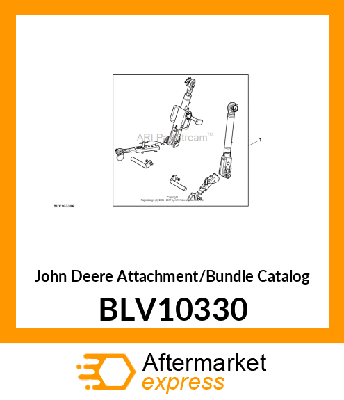 ATTACHMENT/BUNDLE CATALOG, HITCH KI BLV10330