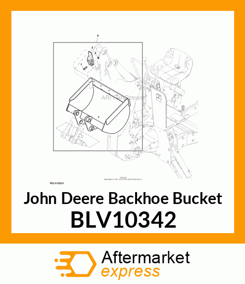 BUCKET, BH 24" (375A/385A/485A) BLV10342