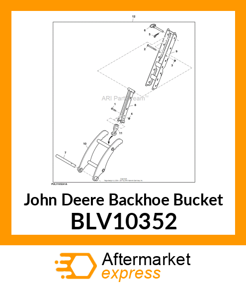 BACKHOE THUMB (385A/485A) BLV10352