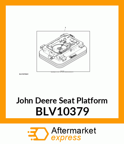 SEAT KIT, SEAT, OS AIR RIDE KIT BLV10379