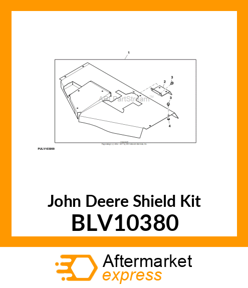 SHIELD KIT, 54D FRENCH SHIELDING KI BLV10380