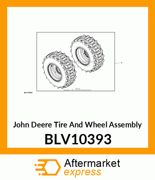 TIRE AND WHEEL ASSEMBLY, TIRE / WHE BLV10393