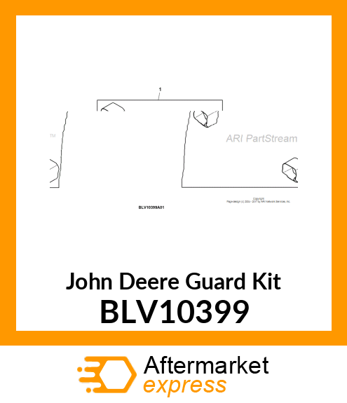 KIT, ROPS BRUSH GUARD, WORK BLV10399