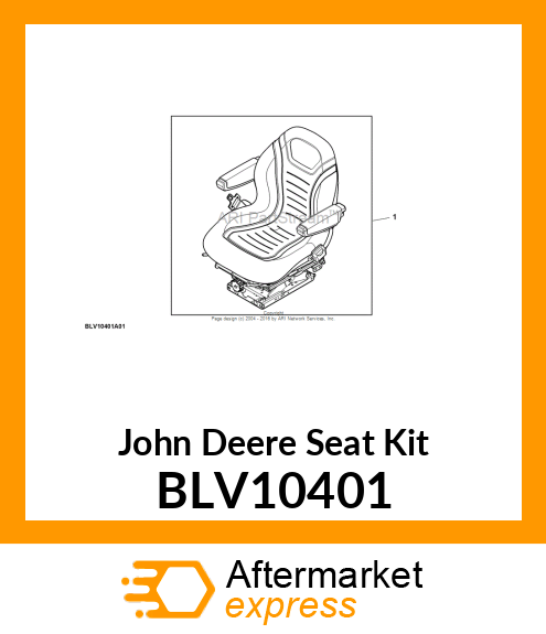 SEAT KIT, PREMIUM SEAT KIT BLV10401