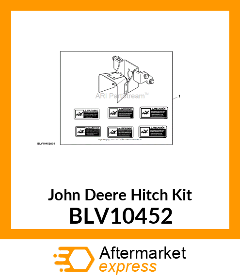 HITCH KIT, FPTO BRACKET BLV10452