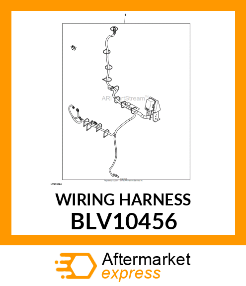 WIRING HARNESS, 4M/4R LOAD CENTER A BLV10456