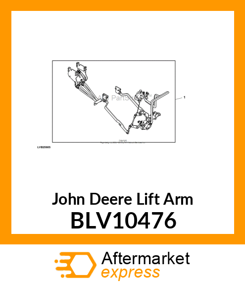 LIFT ARM, KIT, INDEPENDENT LIFT, 2 BLV10476