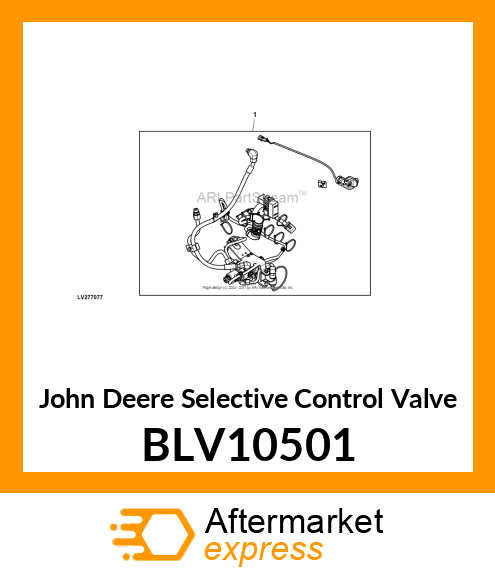 SELECTIVE CONTROL VALVE, 1ST REAR S BLV10501