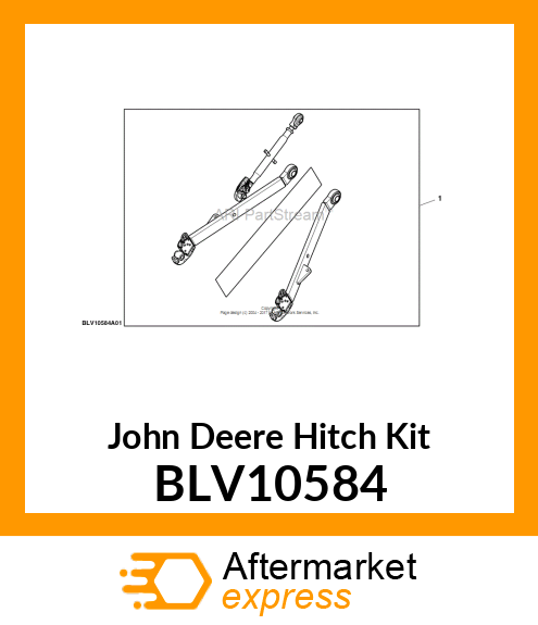 HITCH KIT, HITCH KIT, 4M/R BALL AND BLV10584