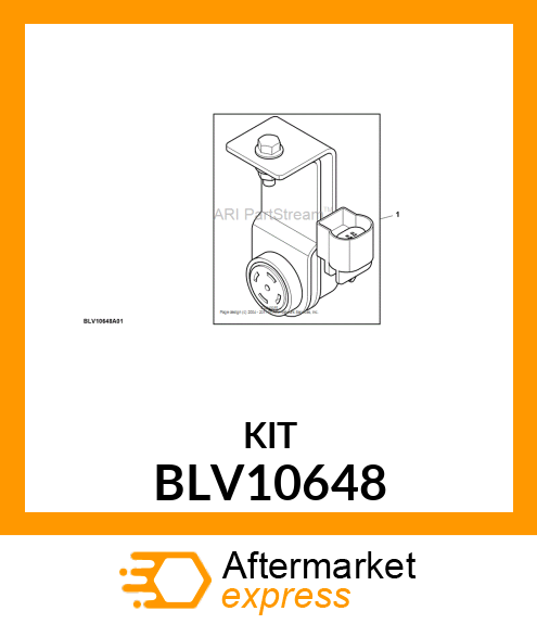 AUDIBLE WARNING ALARM, KIT, BACKUP BLV10648